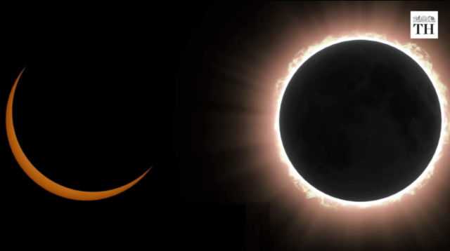 What is an annular solar eclipse