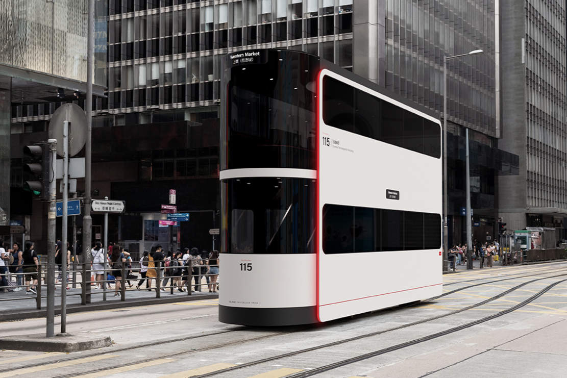 Island Double-Decker driverless tram concept