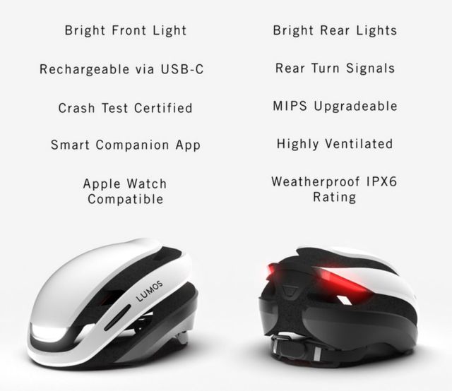 Lumos Ultra LED light bike Helmet (3)