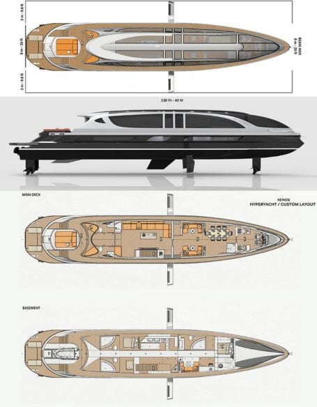 xenos superyacht