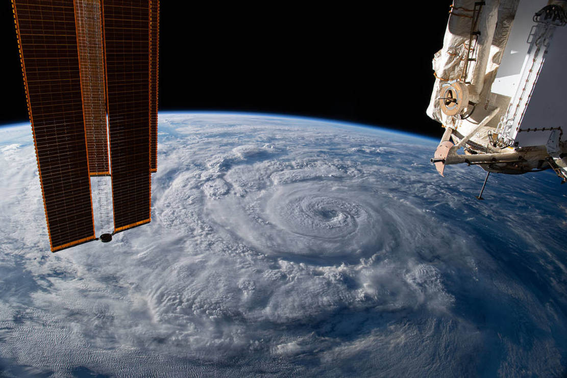 Hurricane Genevieve from Space Station