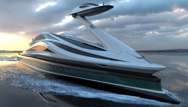 Avanguardia swan shaped mega yacht (16)