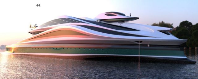 Avanguardia swan shaped mega yacht (4)