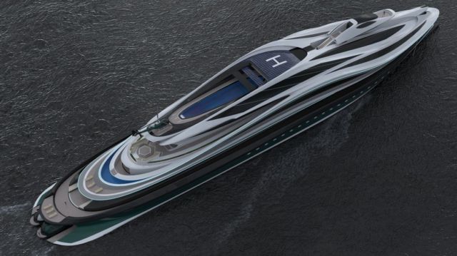 Avanguardia swan shaped mega yacht (14)