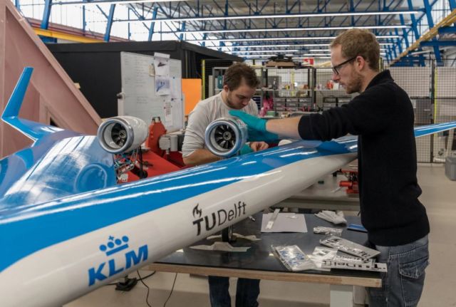 First flight of the scaled model TU Delft Flying-V