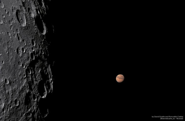 Lunar Occultation of Mars