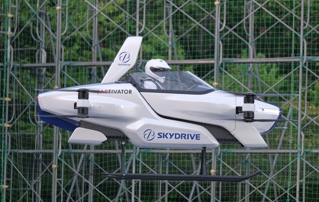 SkyDrive flying car concluded first public manned flight