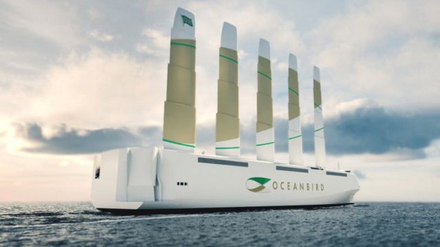 Swedish giant Wind-Powered Car Carrier 