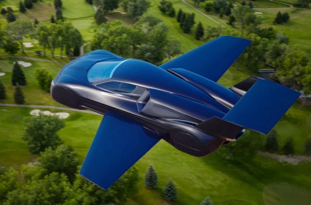 Firenze Twin-jet flying Hypercar concept