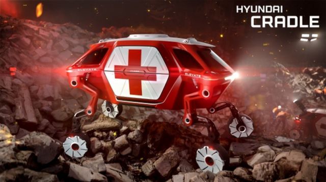 Hyundai Four-Legged 4x4 Robo-cars (3)