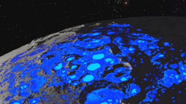 NASA discovers Water on Sunlit Surfaces of the Moon
