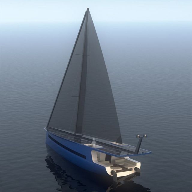 P1 Solar-Powered Sailing Yacht (1)