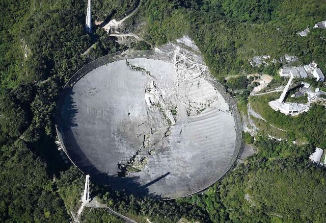 Arecibo SETI Telescope Collapses 
