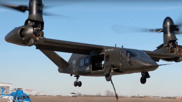 Bell V-280 Valor Next Generation Tilt Rotor aircraft in Flight