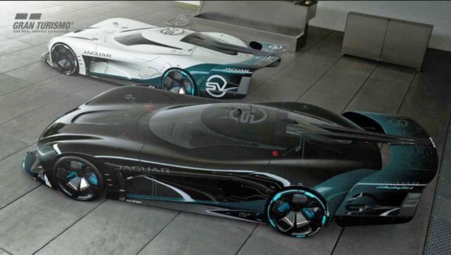 Jaguar Vision Gran Turismo SV Race Car 