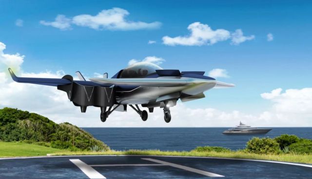 Manta hybrid eVTOL aircraft (4)