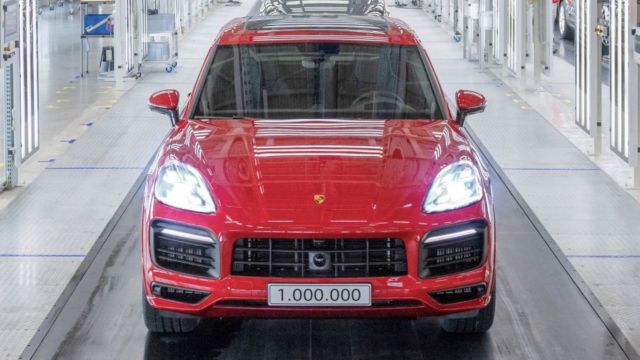 Porsche celebrates a million units of the Cayenne