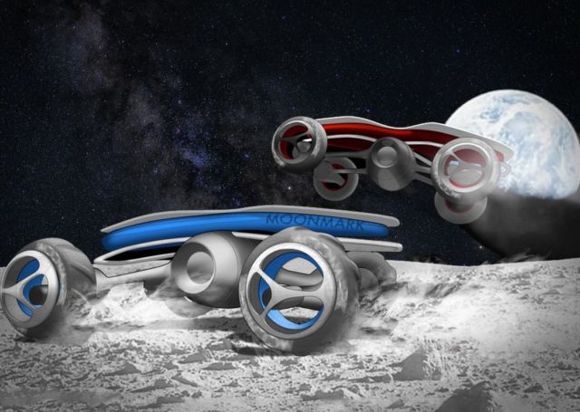 Remote-Control car race on the Moon