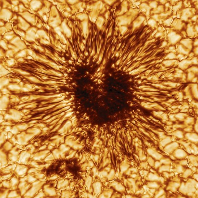 The sharpest-ever Sunspot image