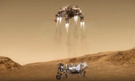 The stunning way Perseverance will land on Mars | WordlessTech