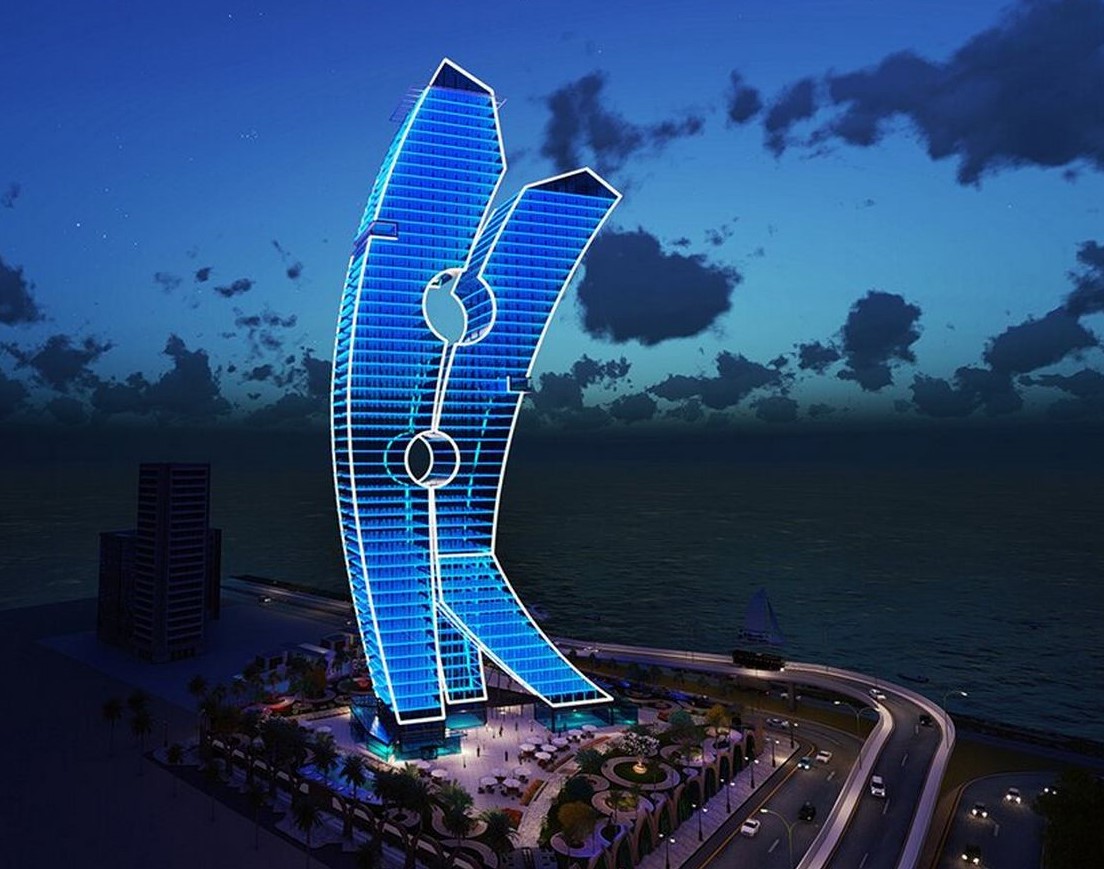 Clothespin Tower in Dubai (9)