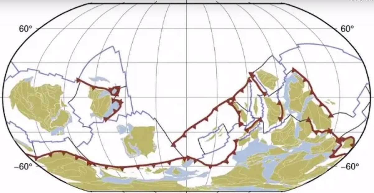 Plate tectonic evolution from 1 Billion years ago to the present