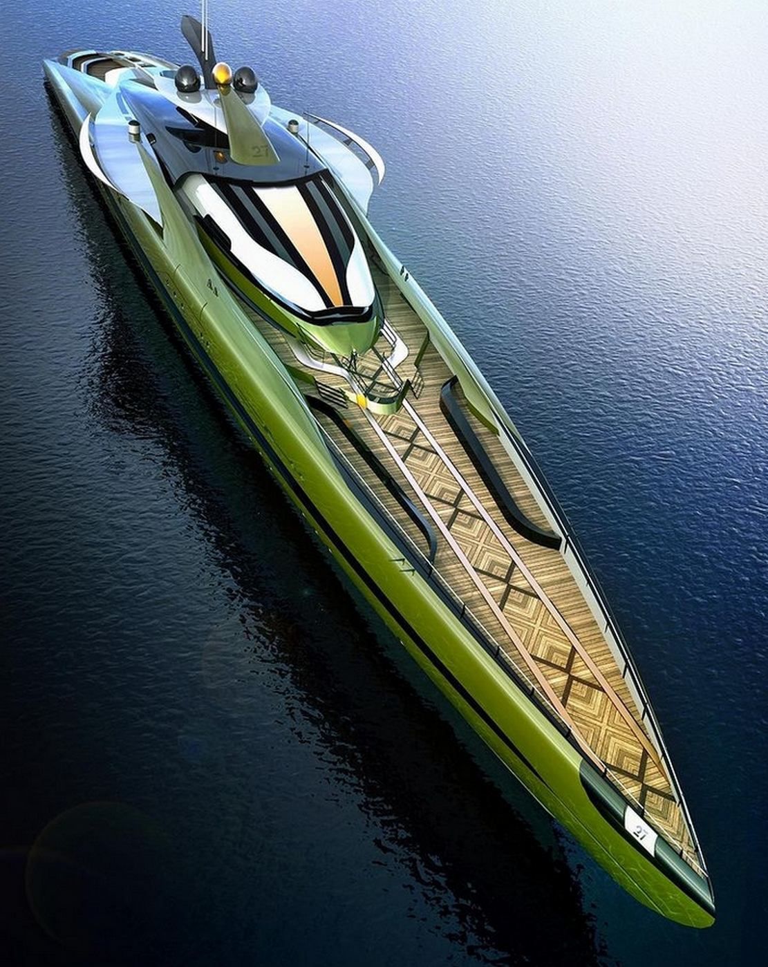This 433-Foot Megayacht Concept Has a Sea-Salt Pool That