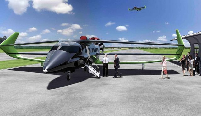 Faradair Beha bio electric Hybrid aircraft