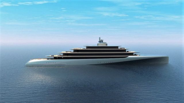 Pebble 459-foot superyacht concept