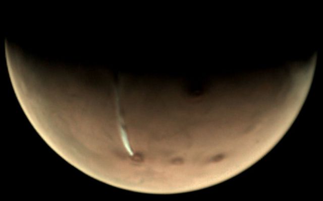 The secrets of curious cloud on Mars (3)