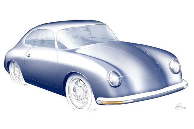 WEVC Coupe Porsche 356a-inspired Electric Vehicle (3)