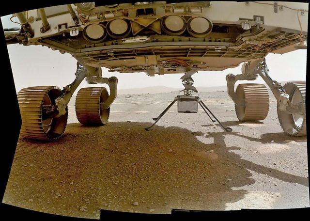 Mars Ingenuity Helicopter on sol 39