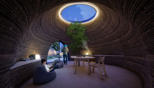 World’s first 3D Printed House in Raw Earth