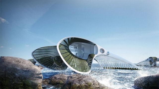 ‘In Absencia’ Floating Self-Sustaining community