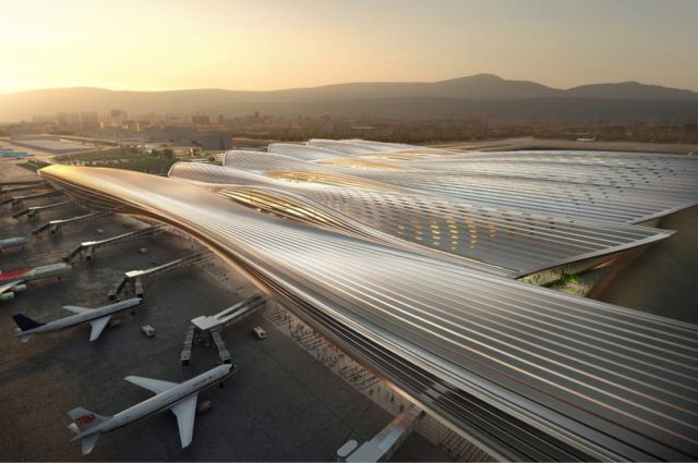 The Massive new Terminal at Bao’an International Airport