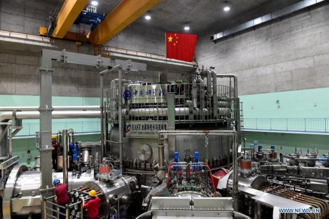 China's "artificial sun" nuclear fusion reactor