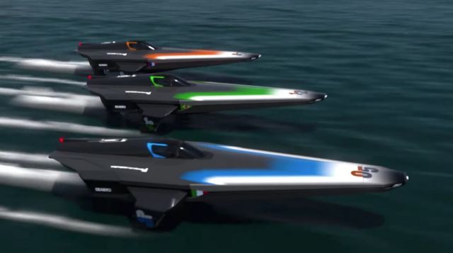 E1 Series RaceBird electric powerboat