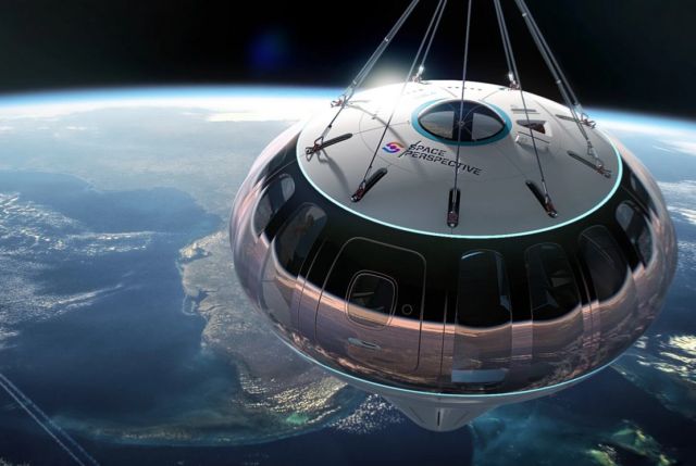 Space Perspective passengers balloon