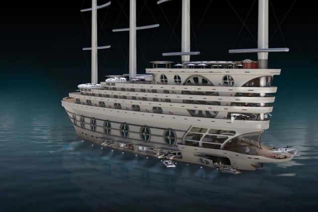The Galleon 525-foot Sailing Gigayacht (6)