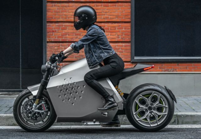 Da Vinci DC100 electric motorcycle