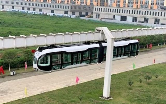 First renewable energy Sky Train