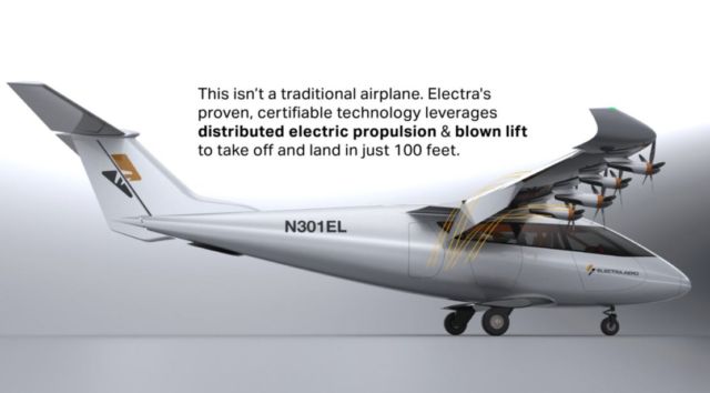  Electra on ultra-short takeoff aircraft