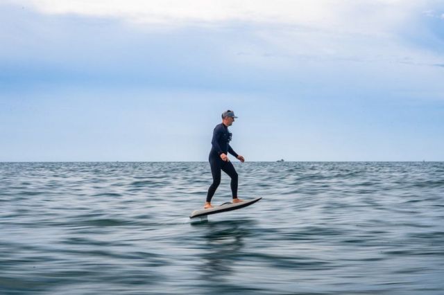 First efoil Crossing the English Channel