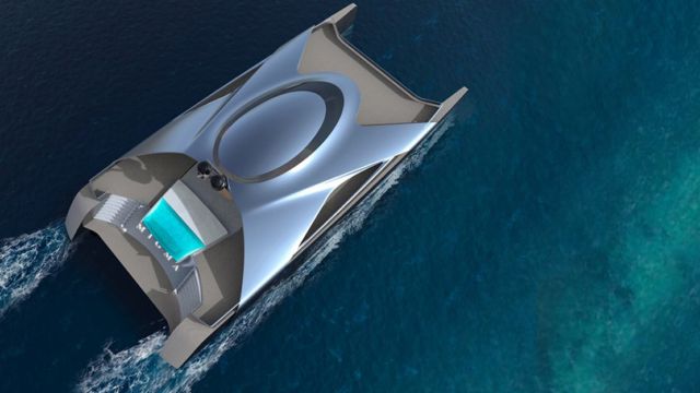 Hydrogen-Powered Catamaran concept