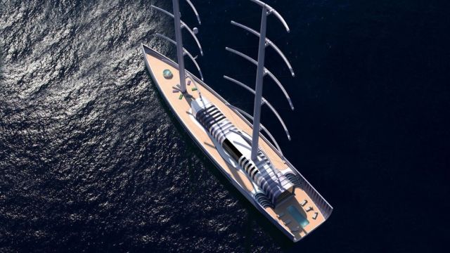 Arctic 85 meter luxury Sailing Yacht
