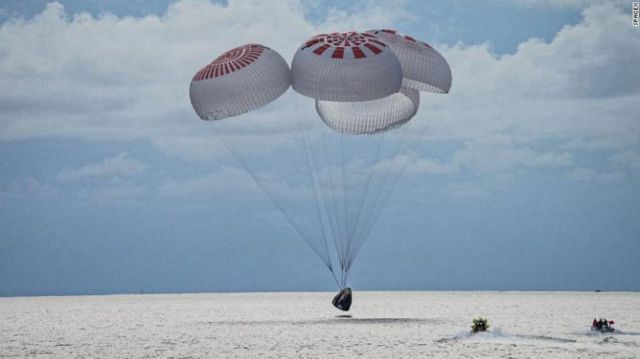 Inspiration4 crew Safely Splashed Down off the coast of Florida