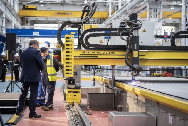 First steel cut for Royal Navy Type 31 programme