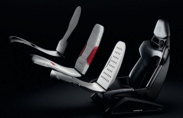 Porsche 3D-printed Bodyform Seats