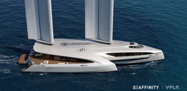 Seaffinity 148-Foot Hybrid Trimaran Concept (4)