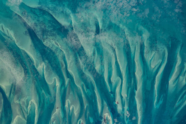 Blue-Green Waters around the Bahamas